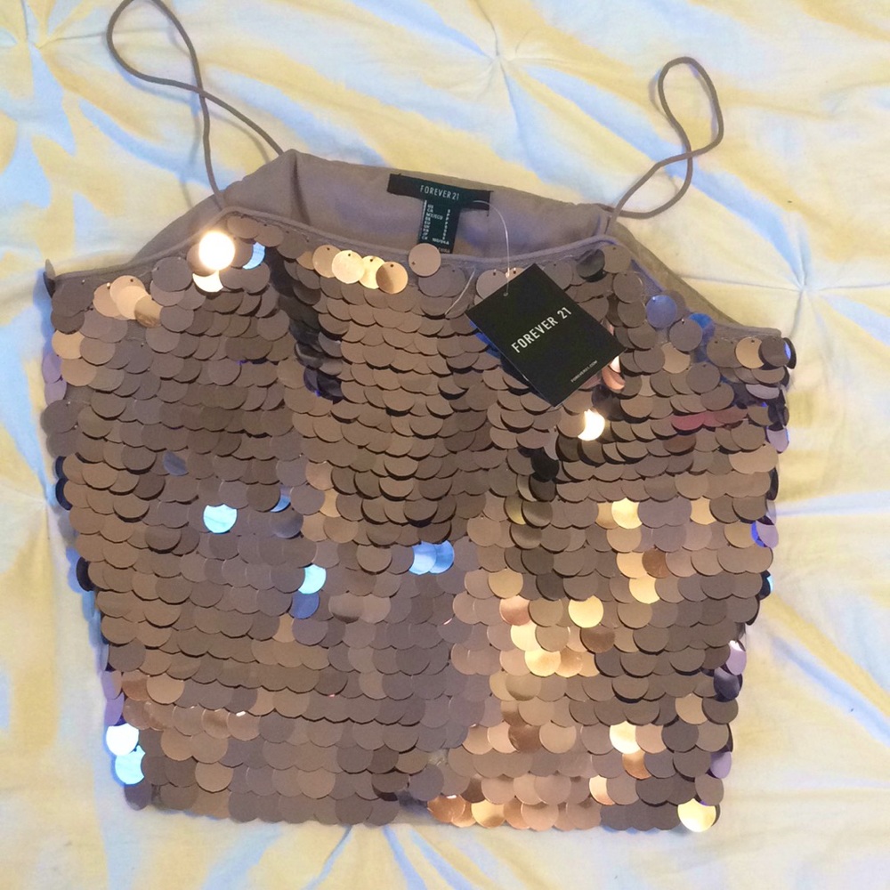 Big sequin cami